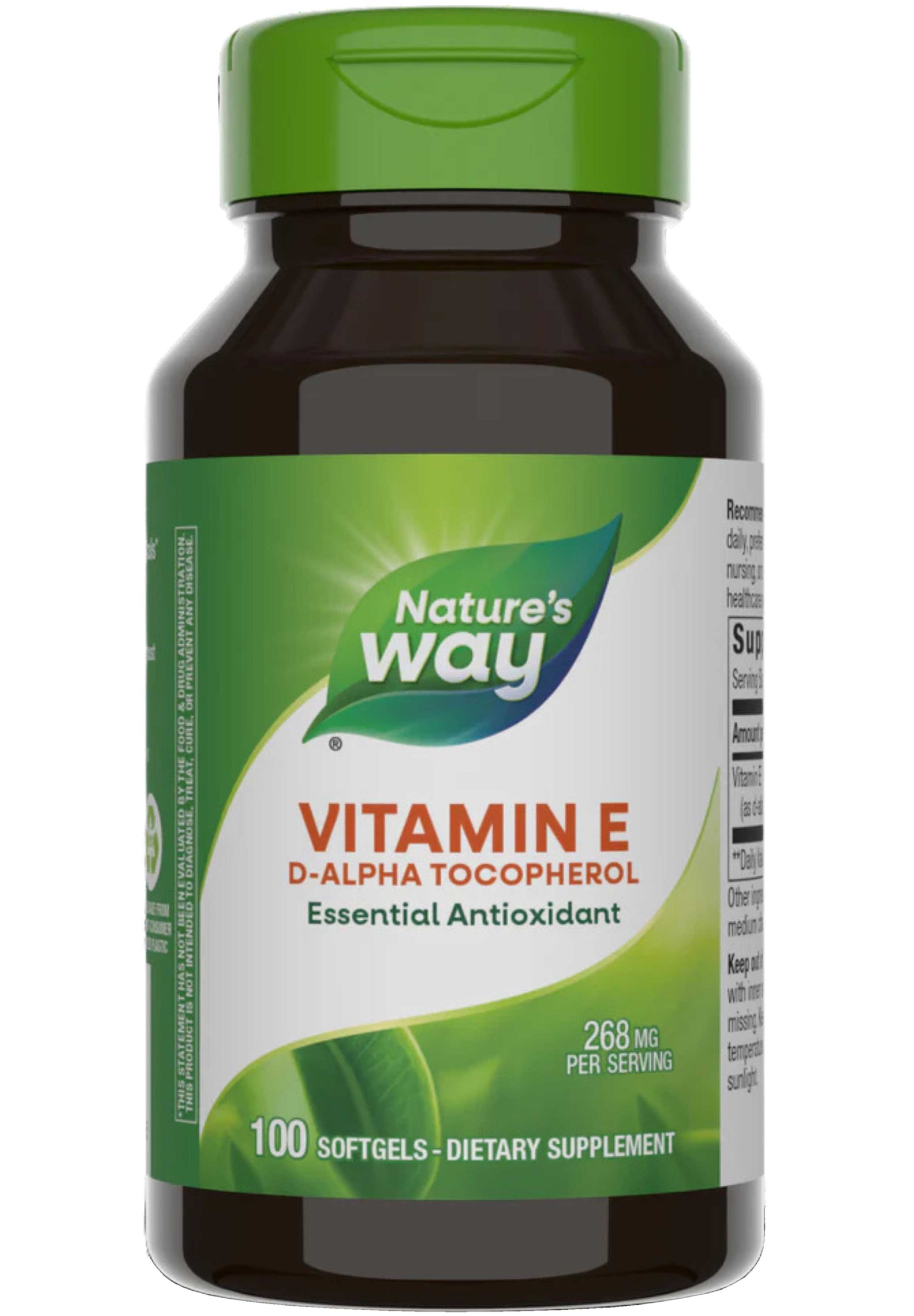 Nature's Way Vitamin E (D-Alpha Tocopherol)