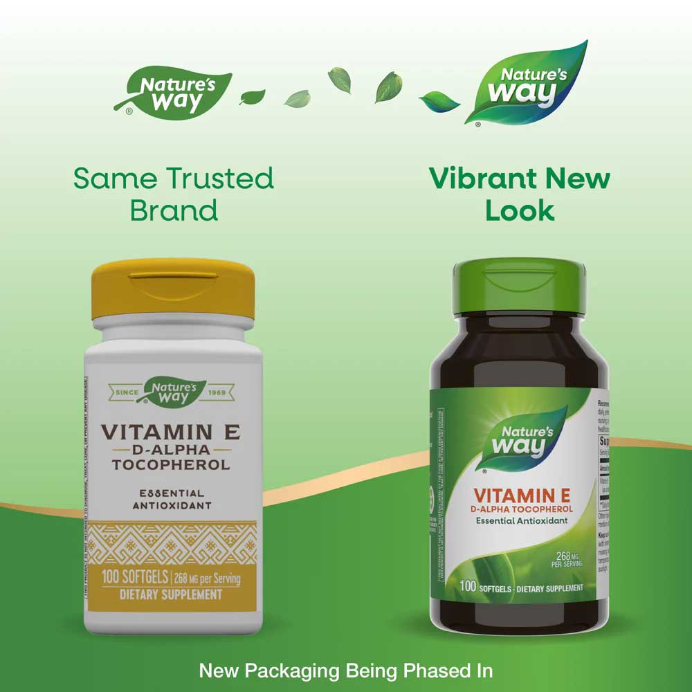 Nature's Way Vitamin E (D-Alpha Tocopherol)