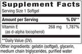 Nature's Way Vitamin E (D-Alpha Tocopherol)
