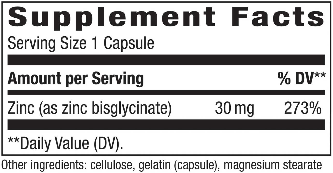 Nature's Way Zinc Chelate