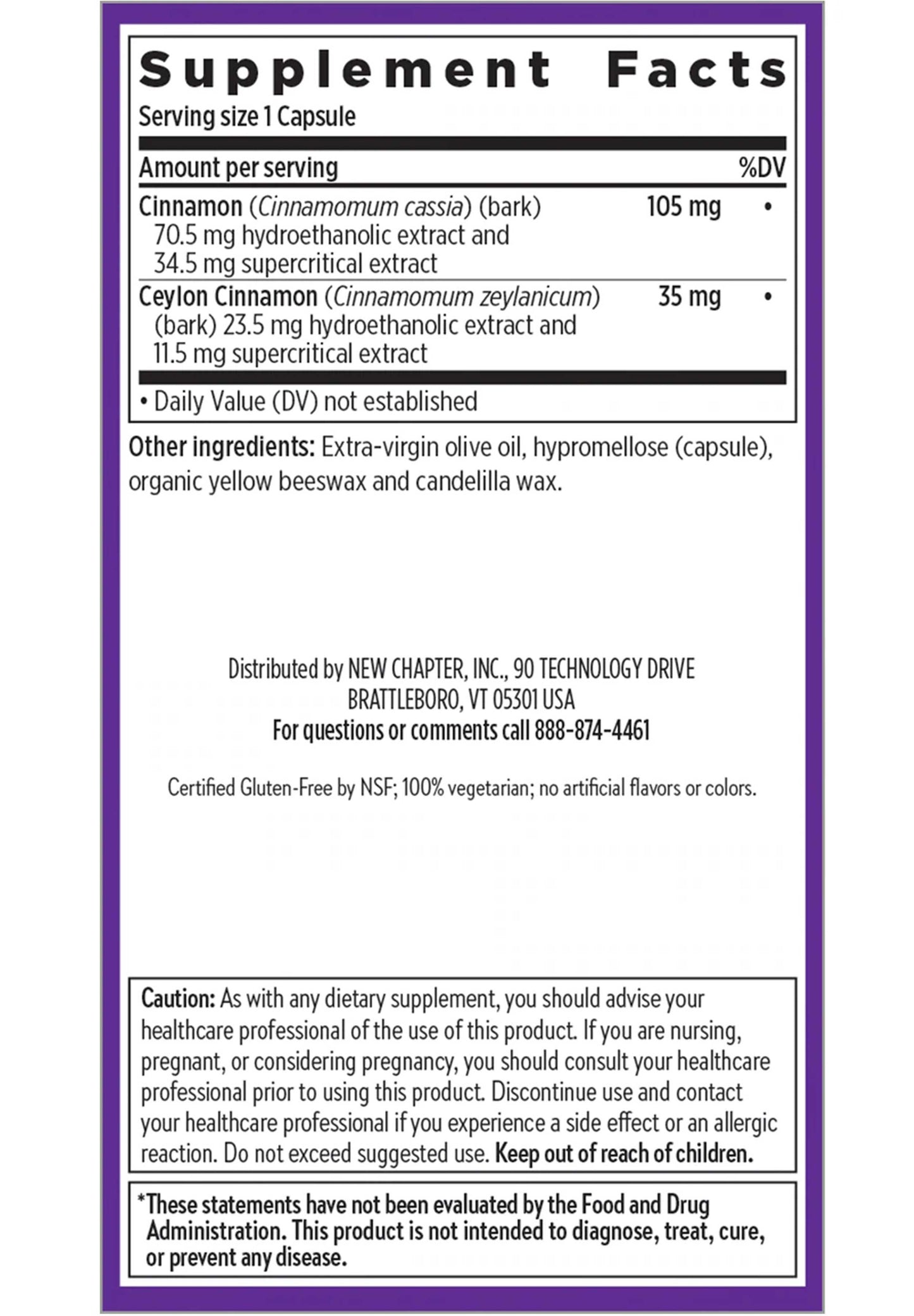 New Chapter Cinnamon Force