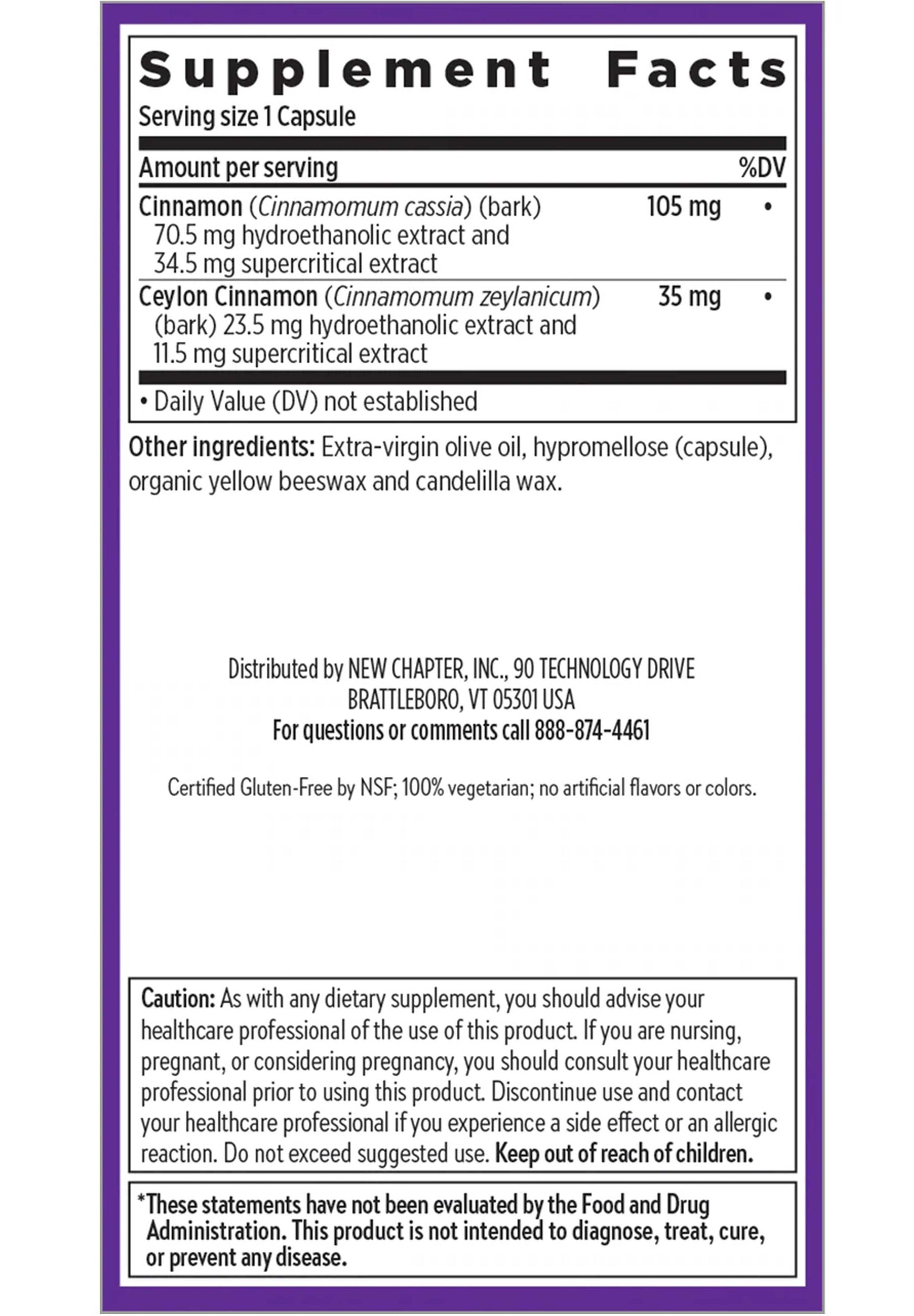 New Chapter Cinnamon Force