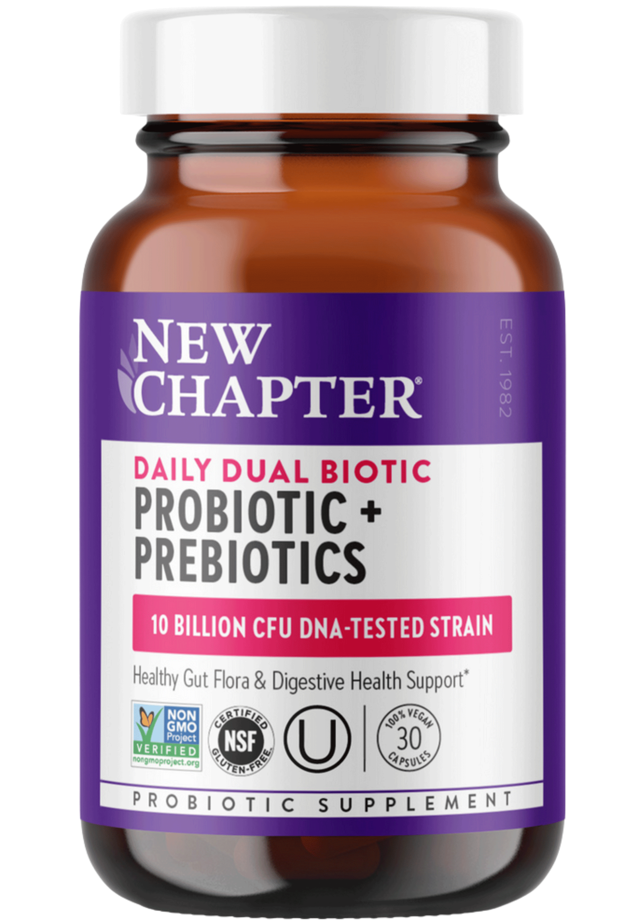 New Chapter Daily Dual Biotic Probiotic + Prebiotics