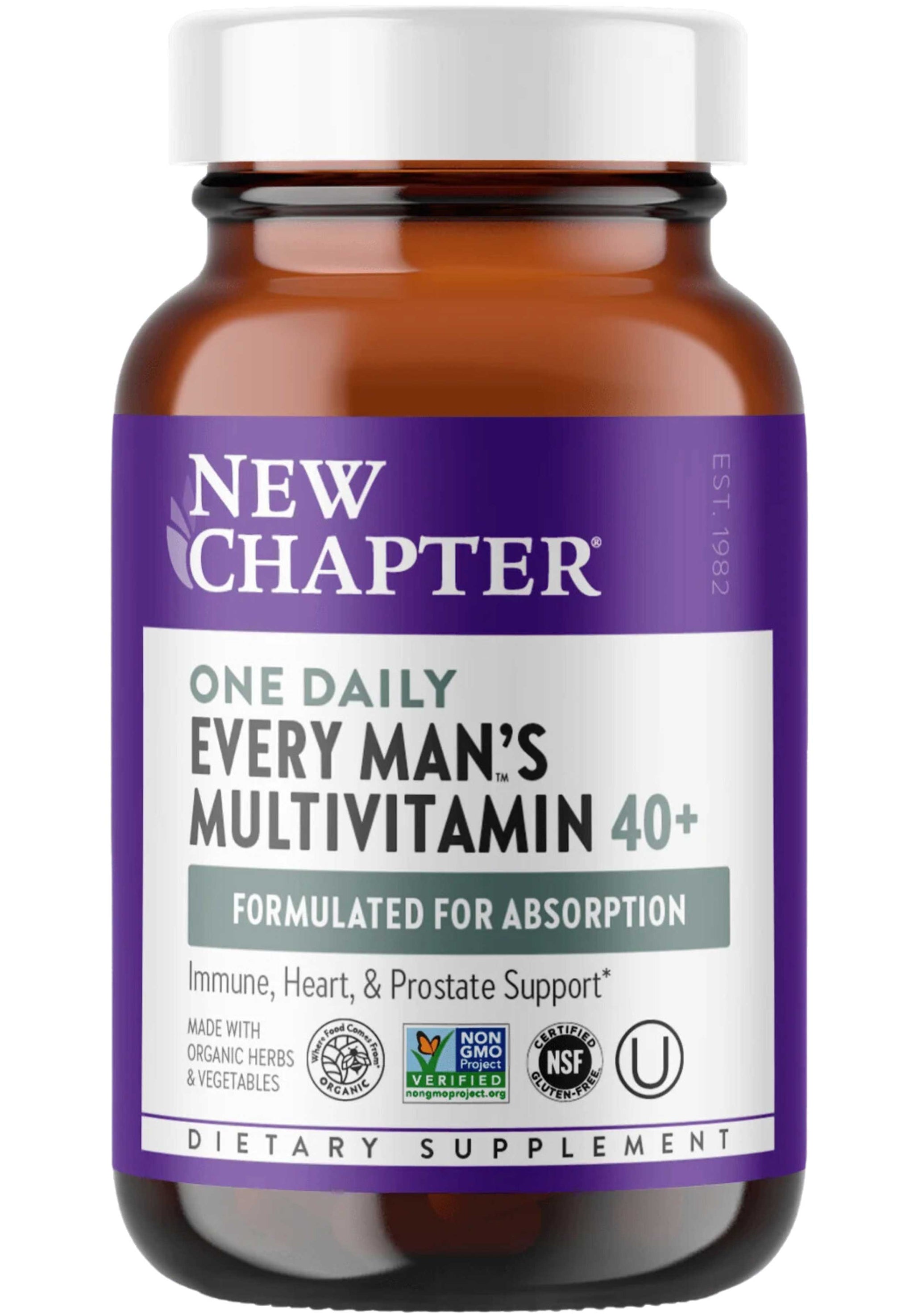 New Chapter One Daily Every Man's Multivitamin 40+