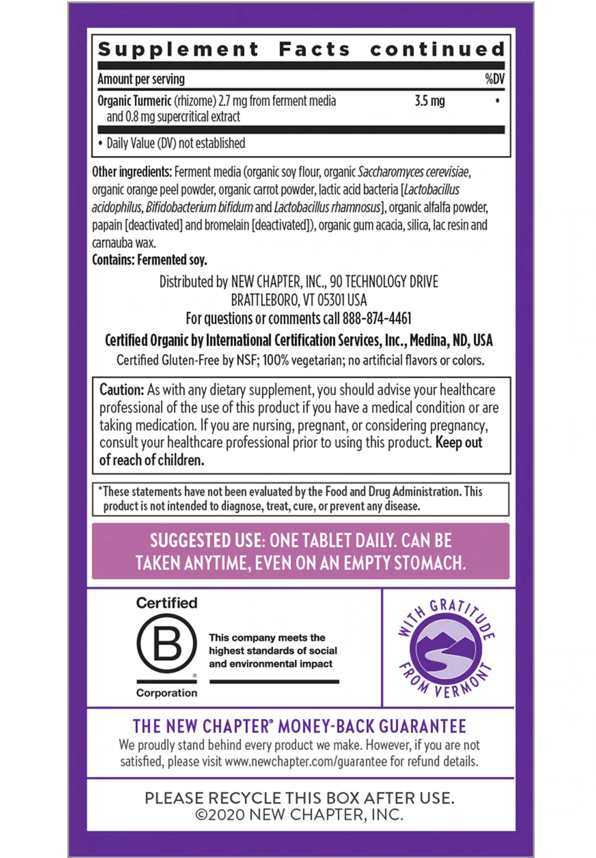 New Chapter One Daily Every Woman's Multivitamin 40+