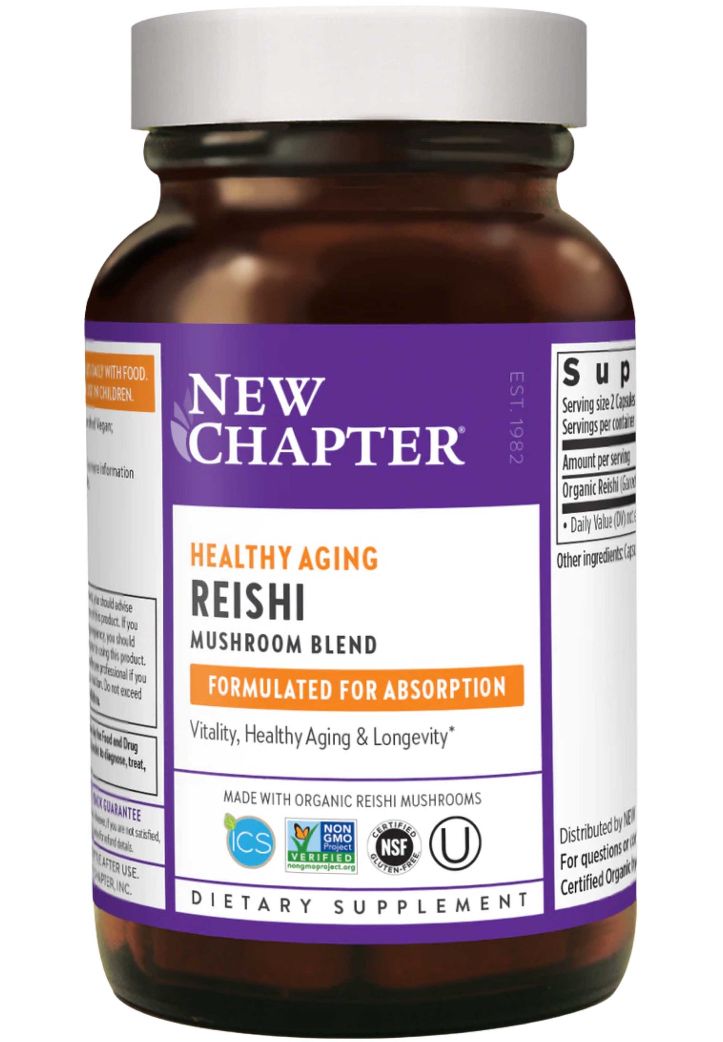 New Chapter Healthy Aging Reishi Mushroom Blend (Formerly LifeShield Reishi)