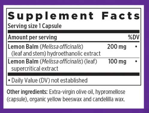 New Chapter Lemon Balm Force