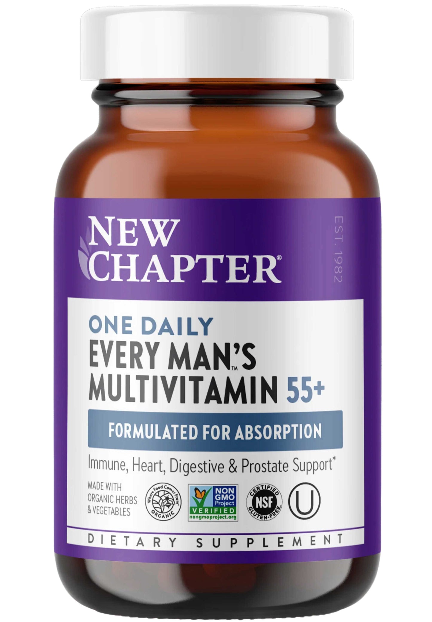 New Chapter One Daily Every Man's Multivitamin 55+