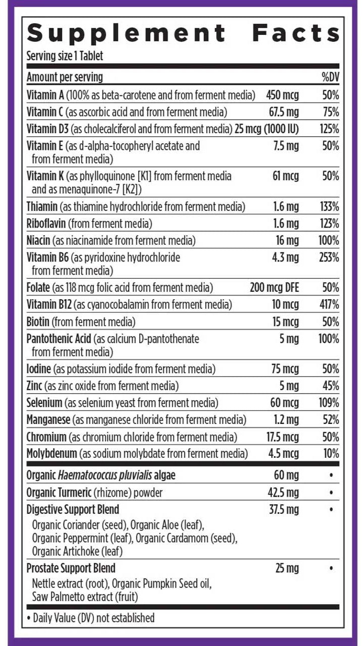 New Chapter One Daily Every Man's Multivitamin 55+