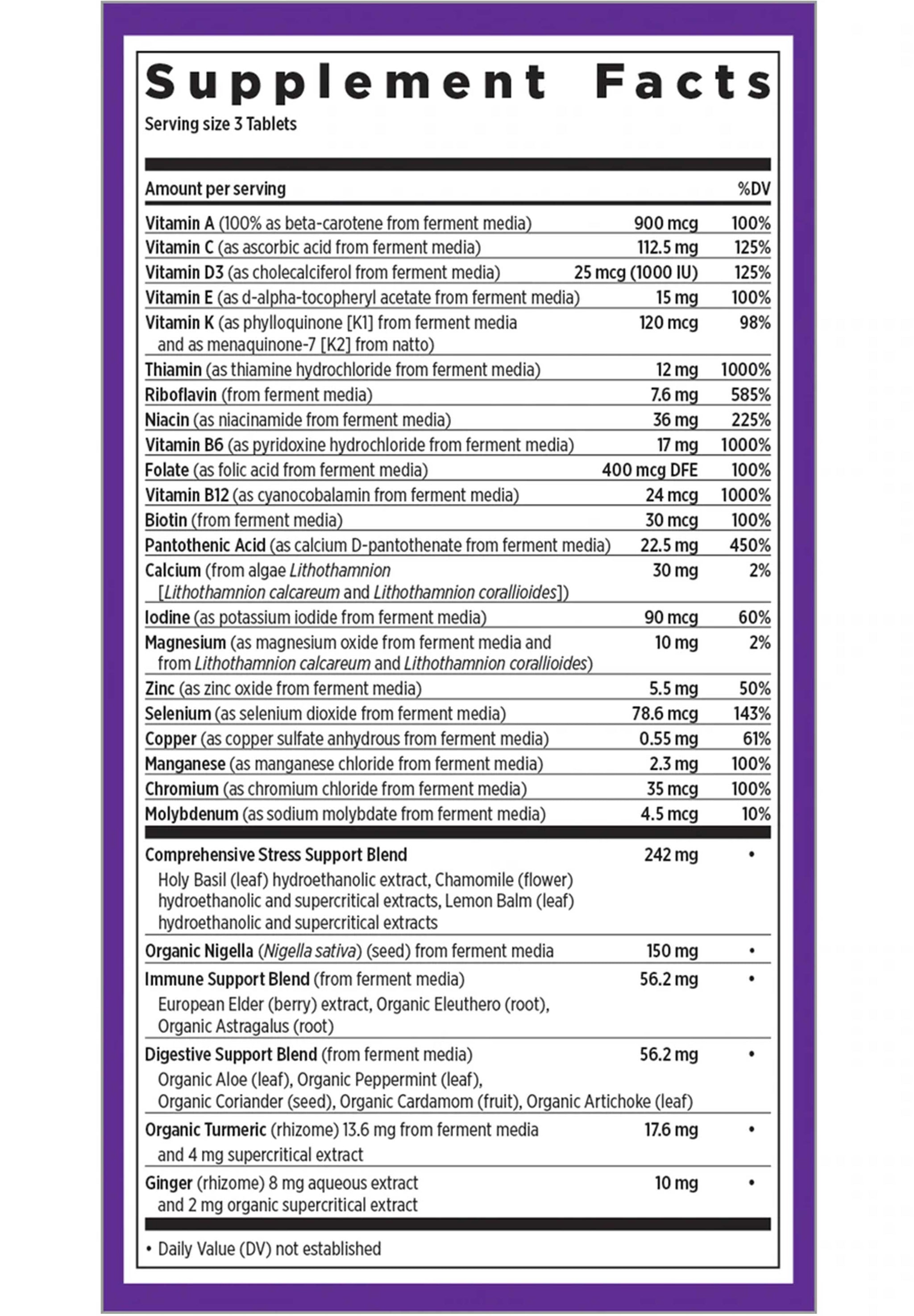 New Chapter Perfect Calm Multivitamin