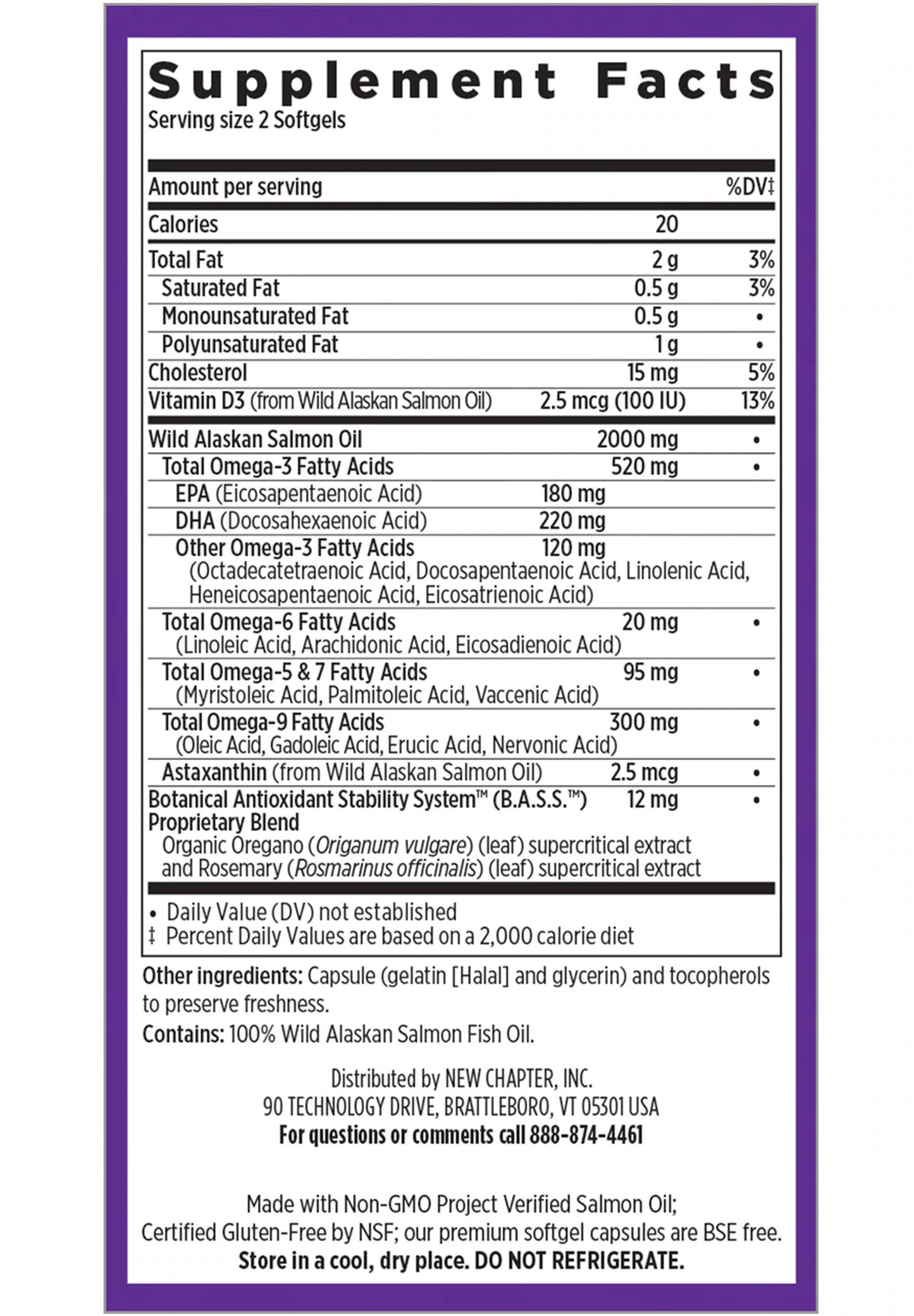 New Chapter Wholemega Fish Oil