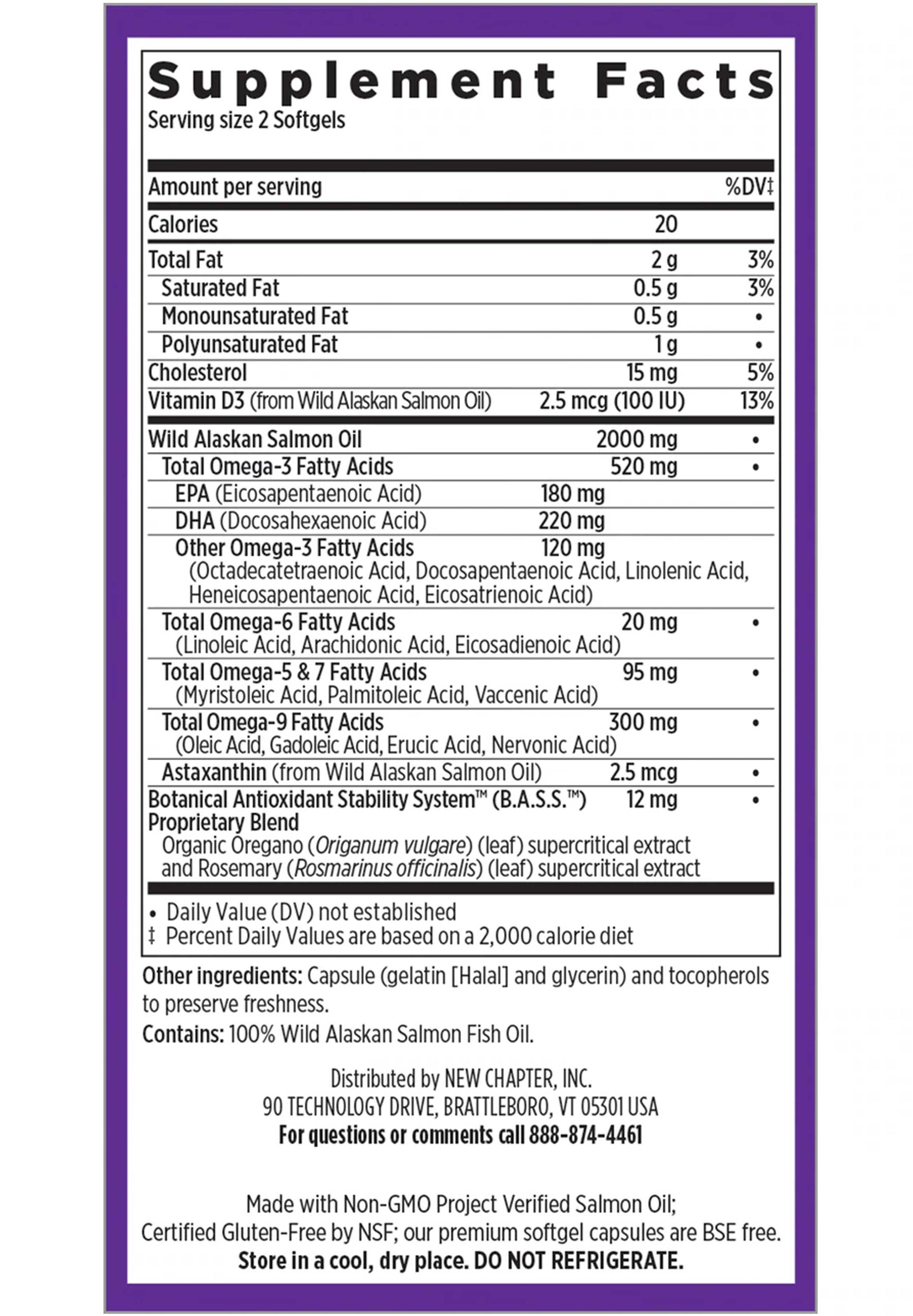 New Chapter Wholemega Fish Oil