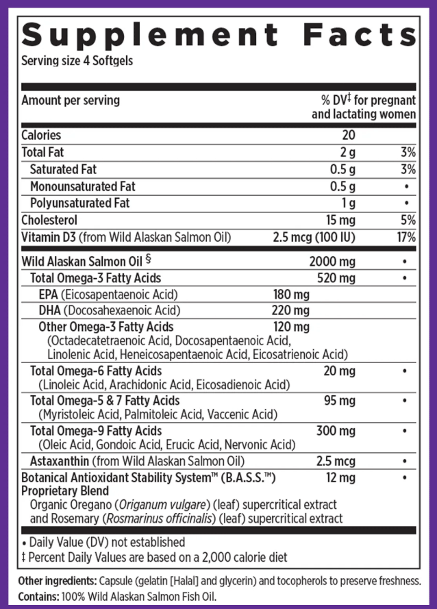 New Chapter Wholemega Fish Oil for Moms