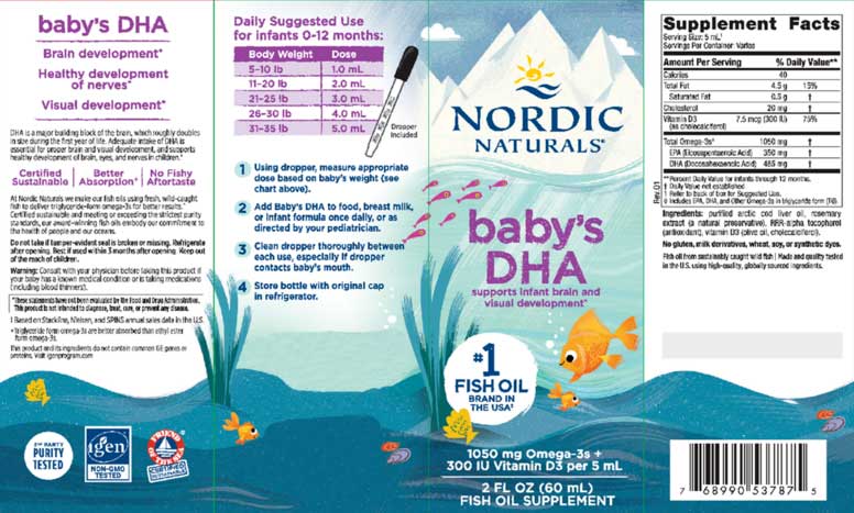 Nordic Naturals Baby's DHA (Nordic Naturals DHA Infant)
