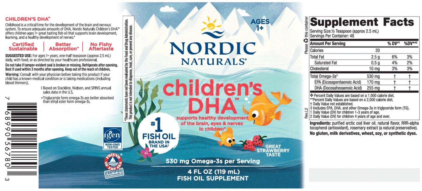 Nordic Naturals Children's DHA Liquid (Nordic Naturals DHA Junior Liquid)