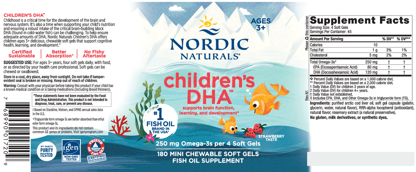 Nordic Naturals Children's DHA (Nordic Naturals DHA Junior)