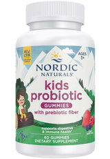 Nordic Naturals Kids Probiotic Gummies with Prebiotic Fiber