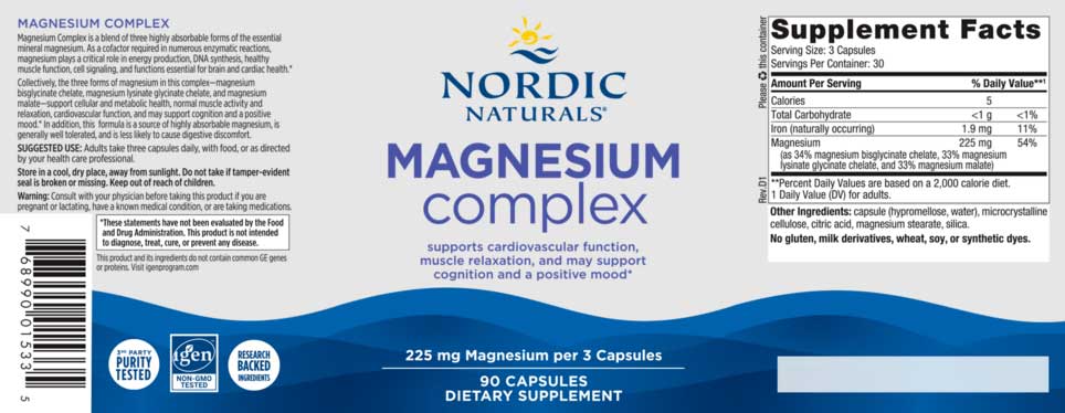 Nordic Naturals Magnesium Complex