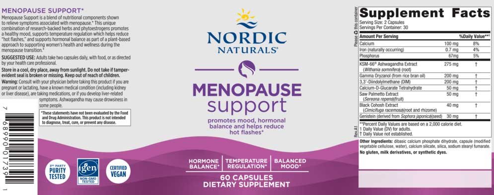 Nordic Naturals Menopause Support