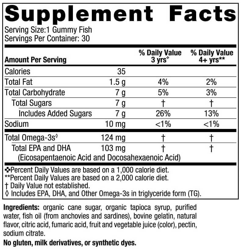 Nordic Naturals Nordic Omega-3 Gummy Fish