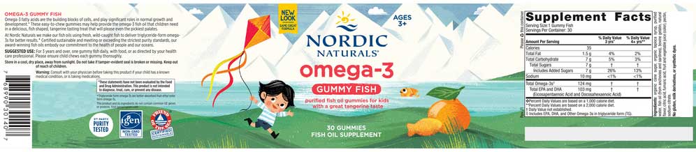 Nordic Naturals Nordic Omega-3 Gummy Fish