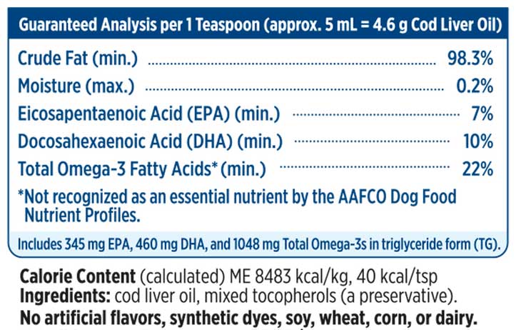 Nordic Naturals Cod Liver Oil Pet