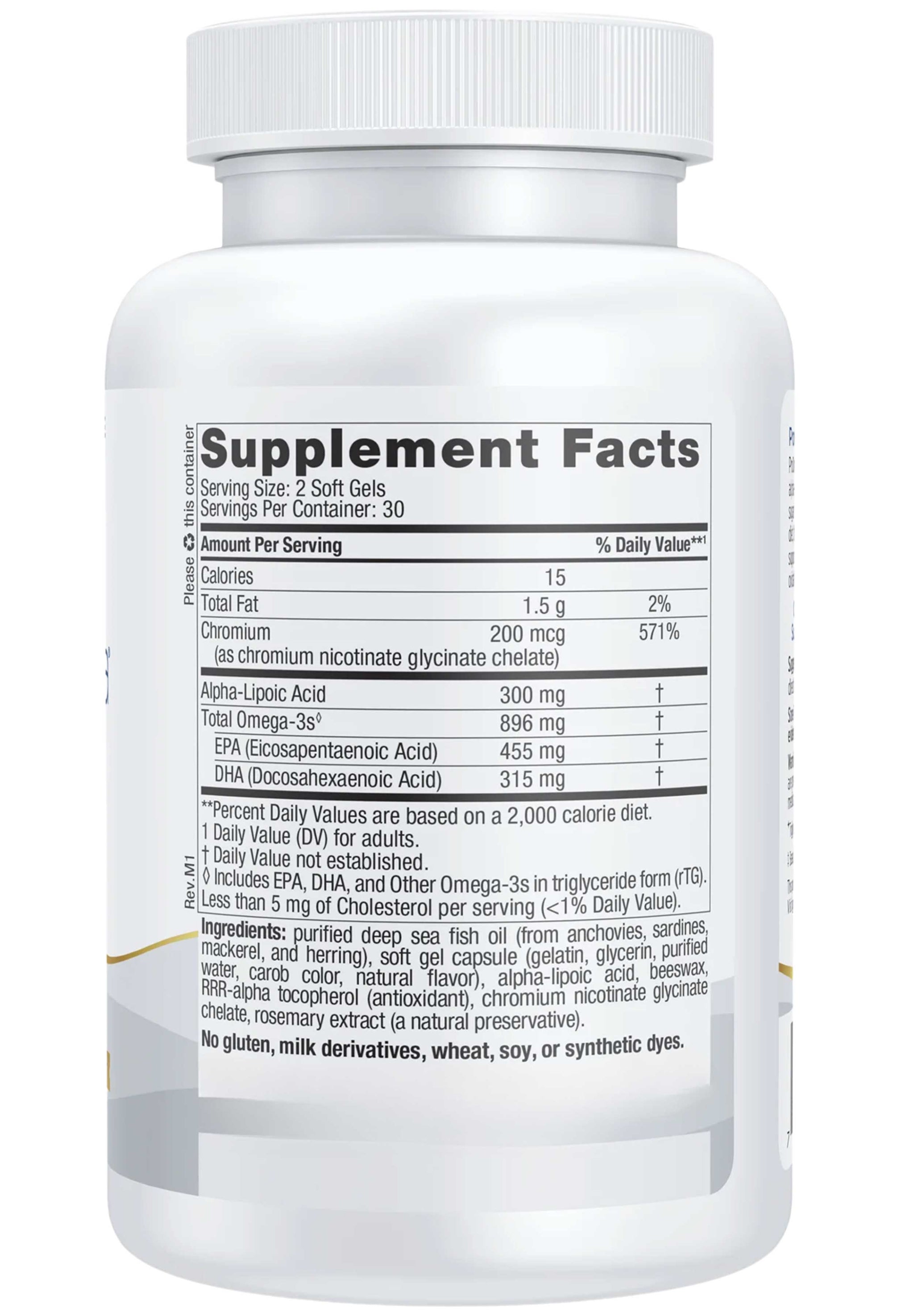 Nordic Naturals ProOmega Blood Sugar