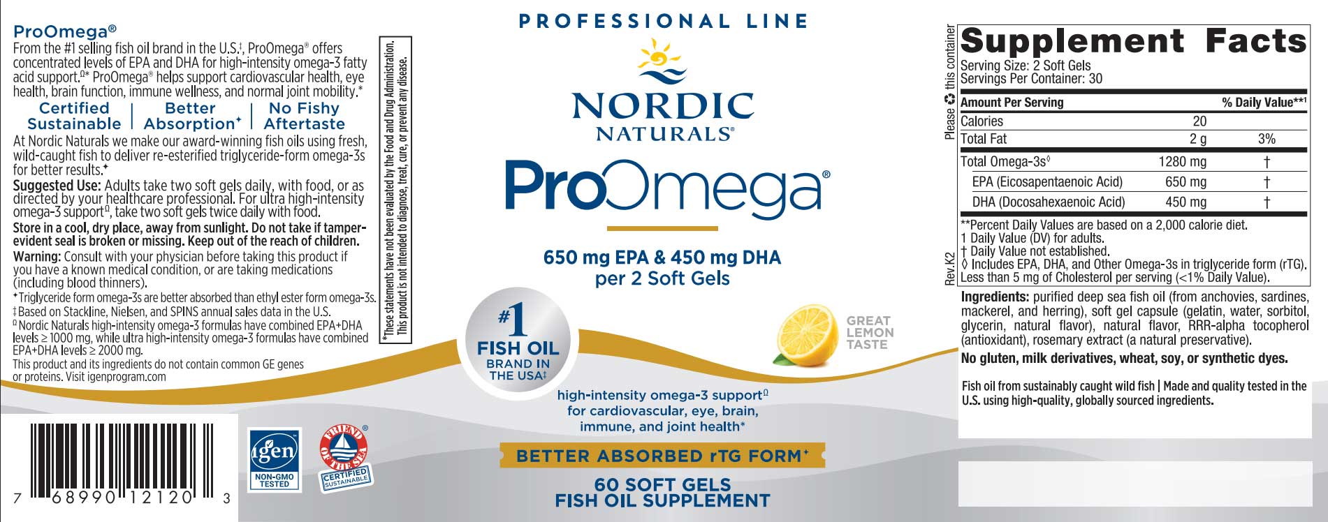 Nordic Naturals ProOmega Liquid