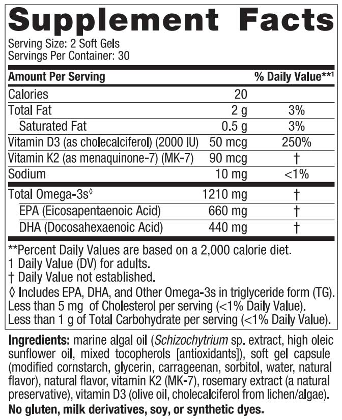 Nordic Naturals Ultimate Omega with D3+K2