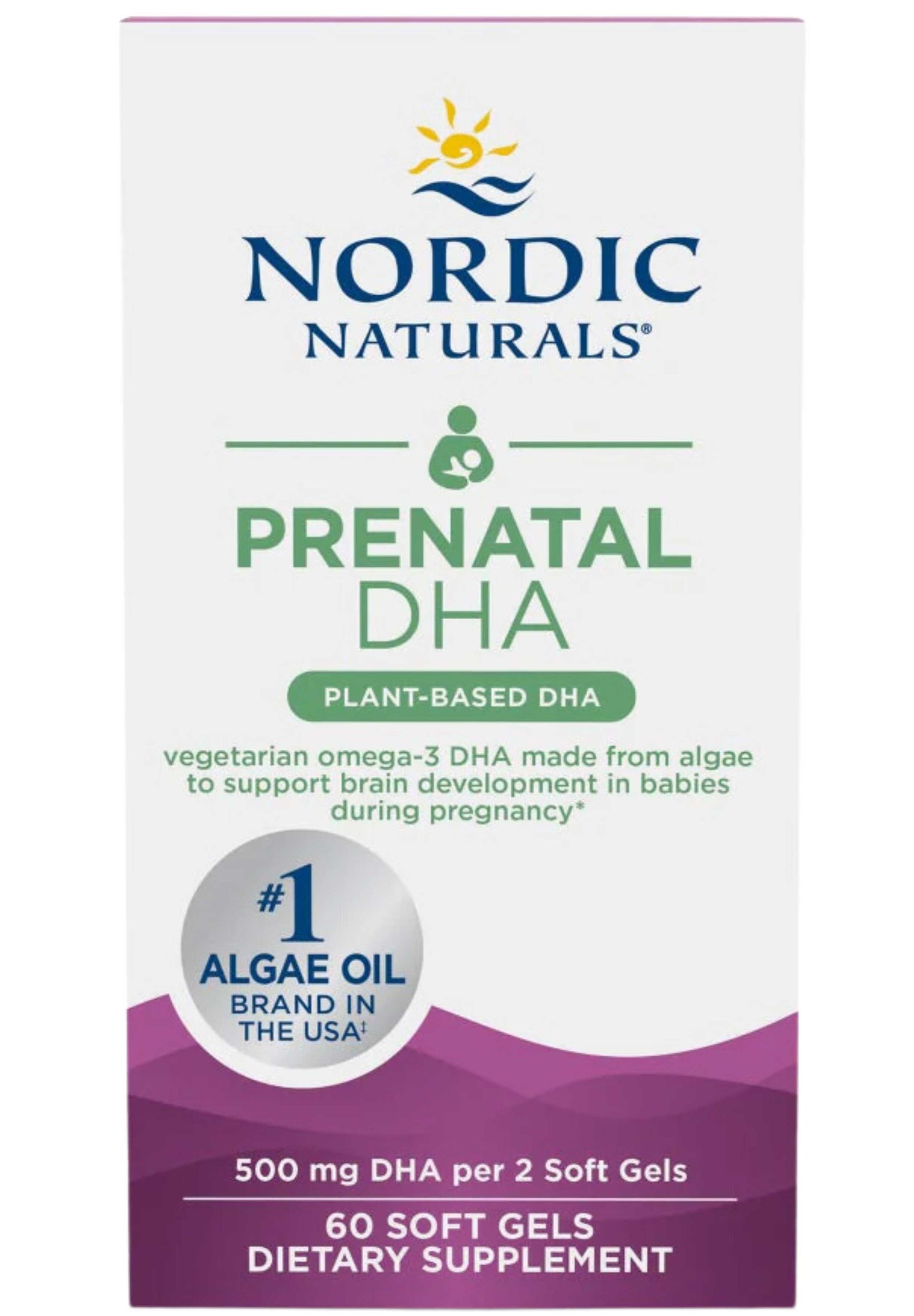 Nordic Naturals Prenatal DHA Plant-Based