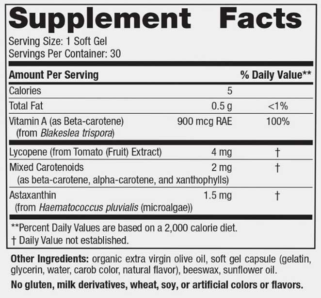Nordic Naturals Vitamin A +Carotenoids