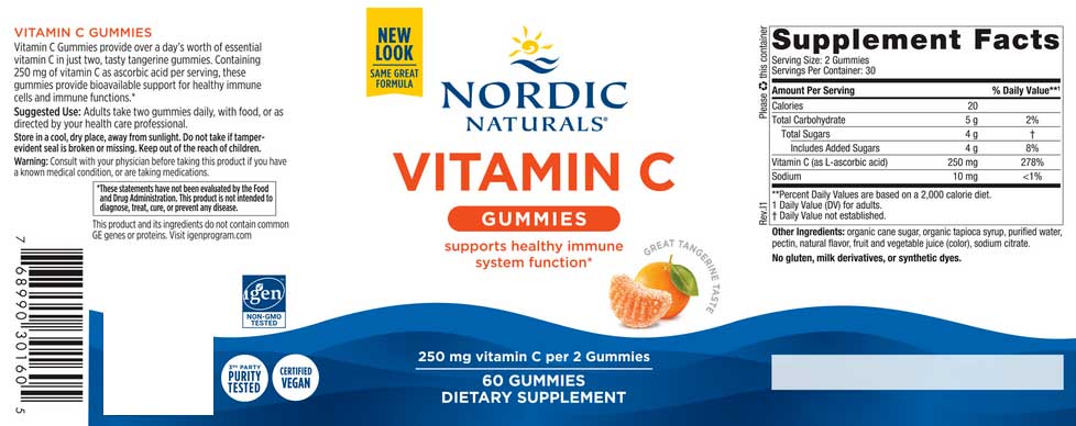 Nordic Naturals Vitamin C Gummies
