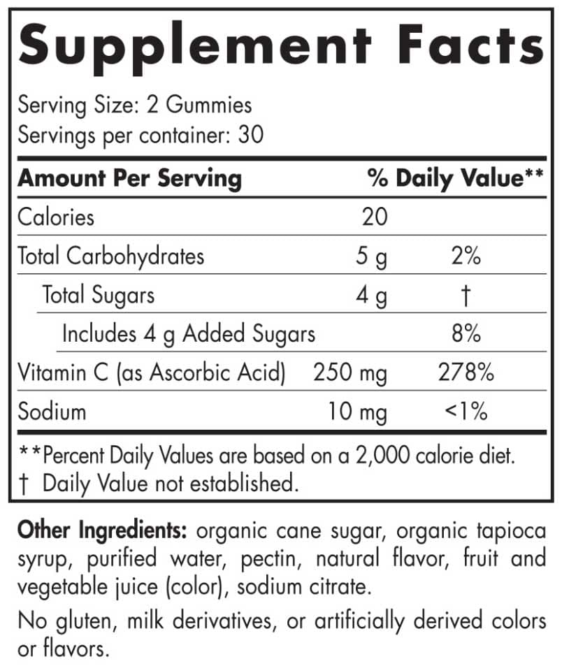 Nordic Naturals Vitamin C Gummies