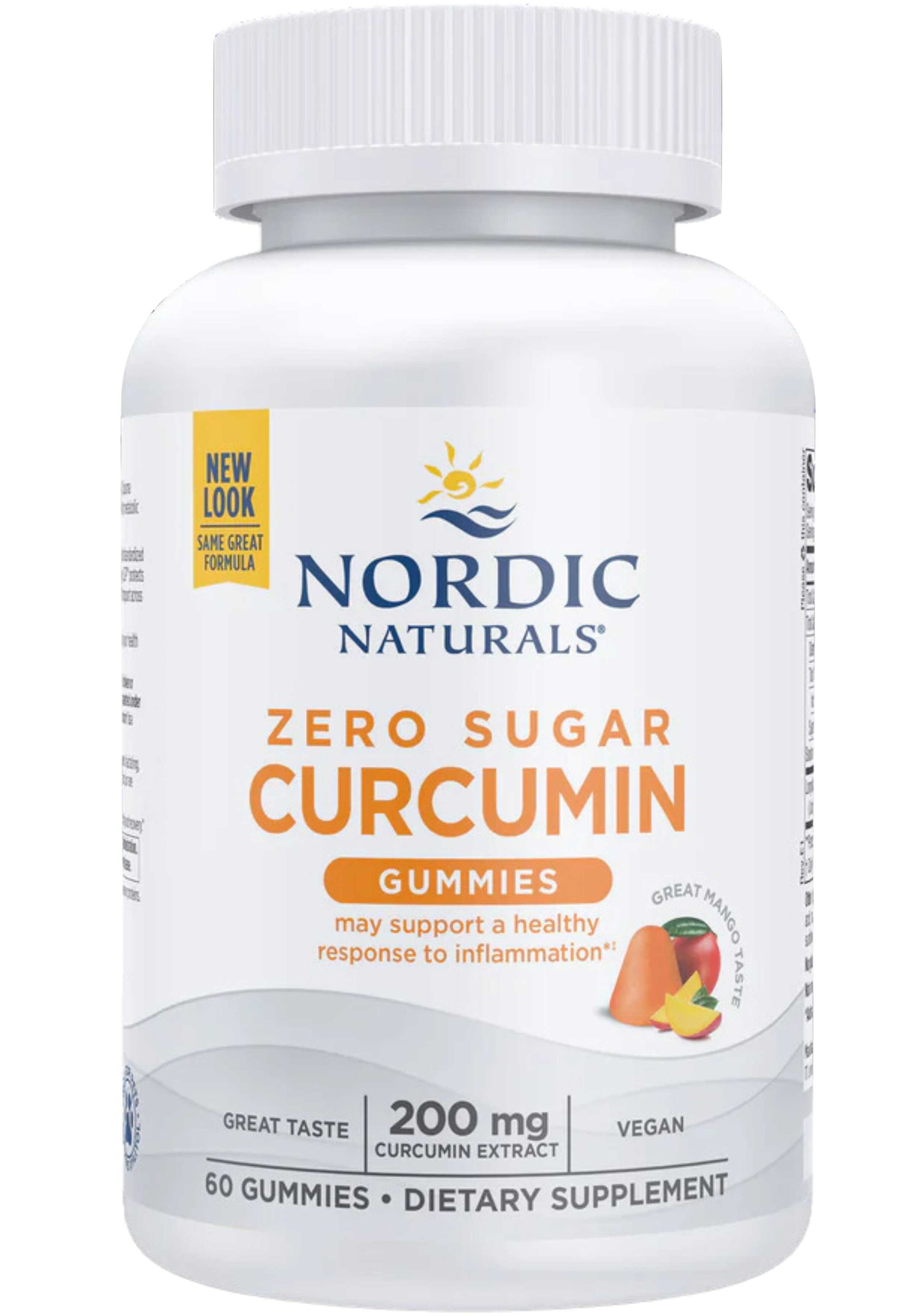 Nordic Naturals Zero Sugar Curcumin Gummies
