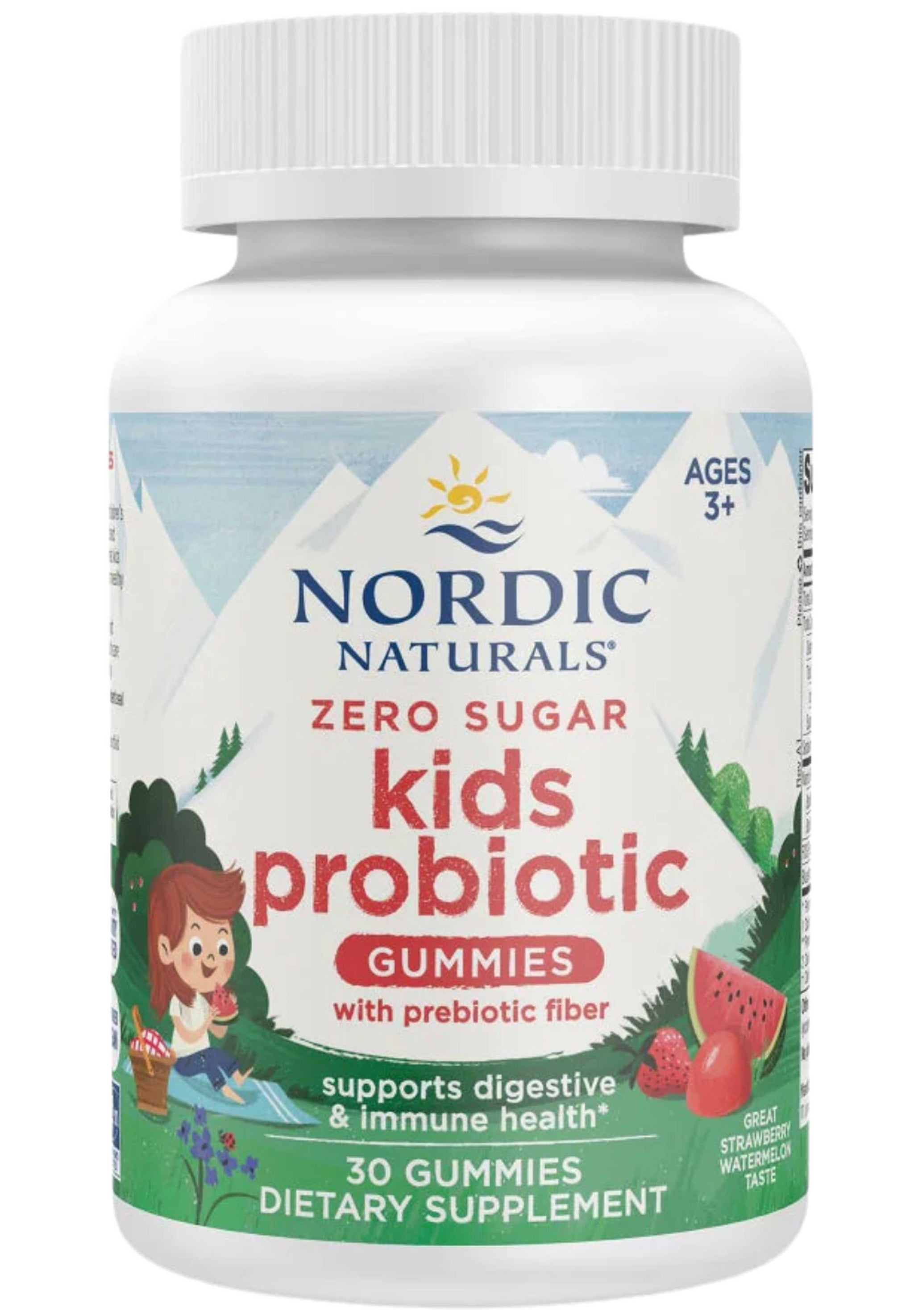 Nordic Naturals Zero Sugar Kids Probiotic Gummies