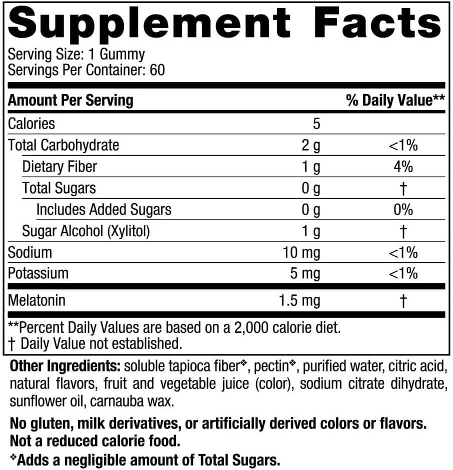 Nordic Naturals Zero Sugar Melatonin Gummies