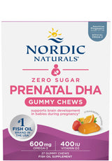 Nordic Naturals Zero Sugar Prenatal DHA Gummy Chews