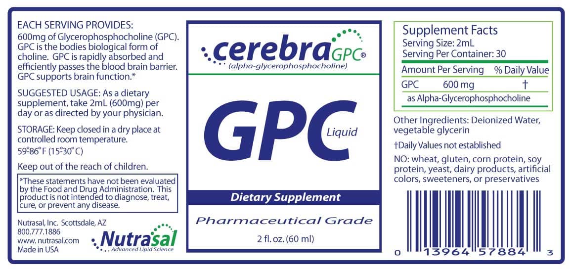 Nutrasal Cerebra GPC
