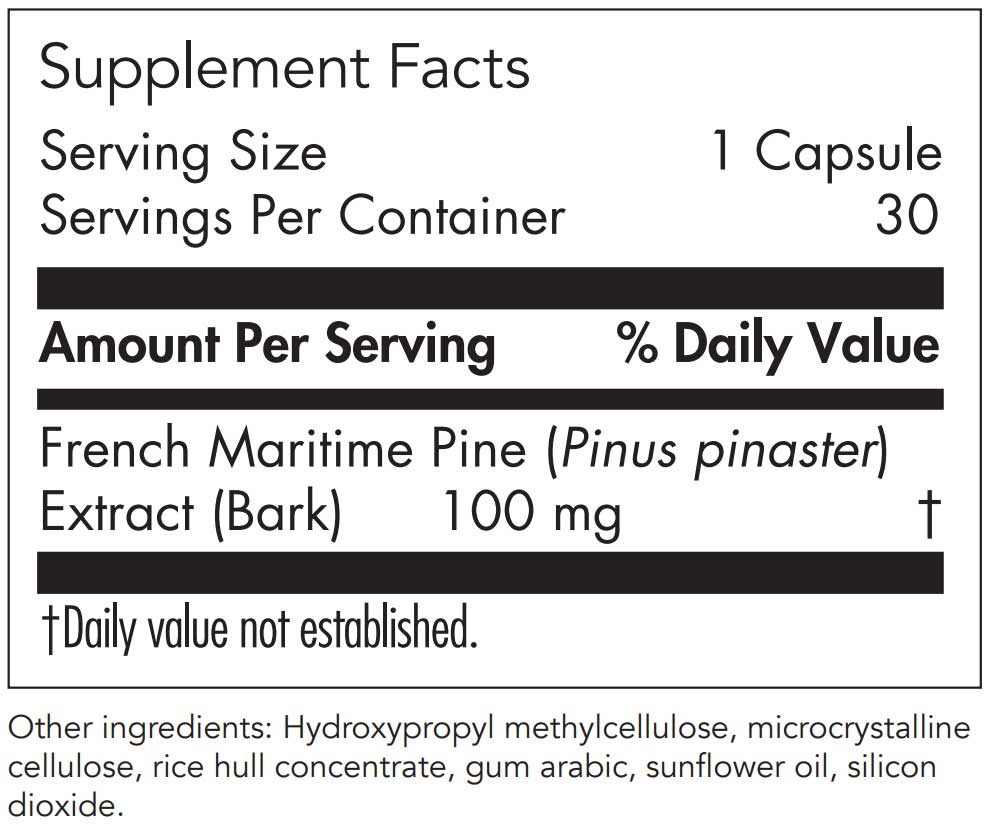 Nutricology Pycnogenol® 100