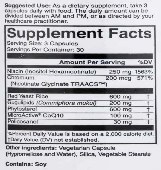 Nutritional Frontiers Cholesto Red