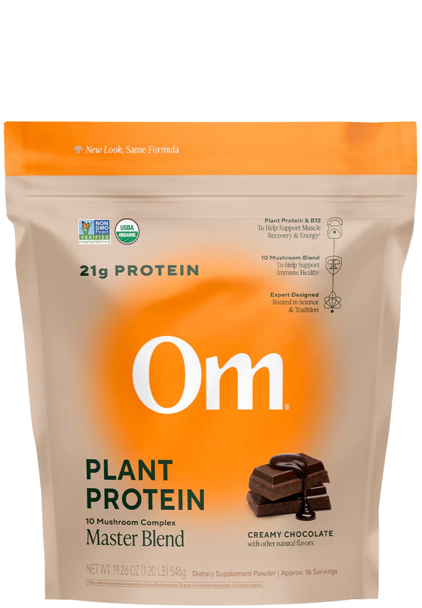 Om Mushroom Superfood Master Blend Chocolate Protein