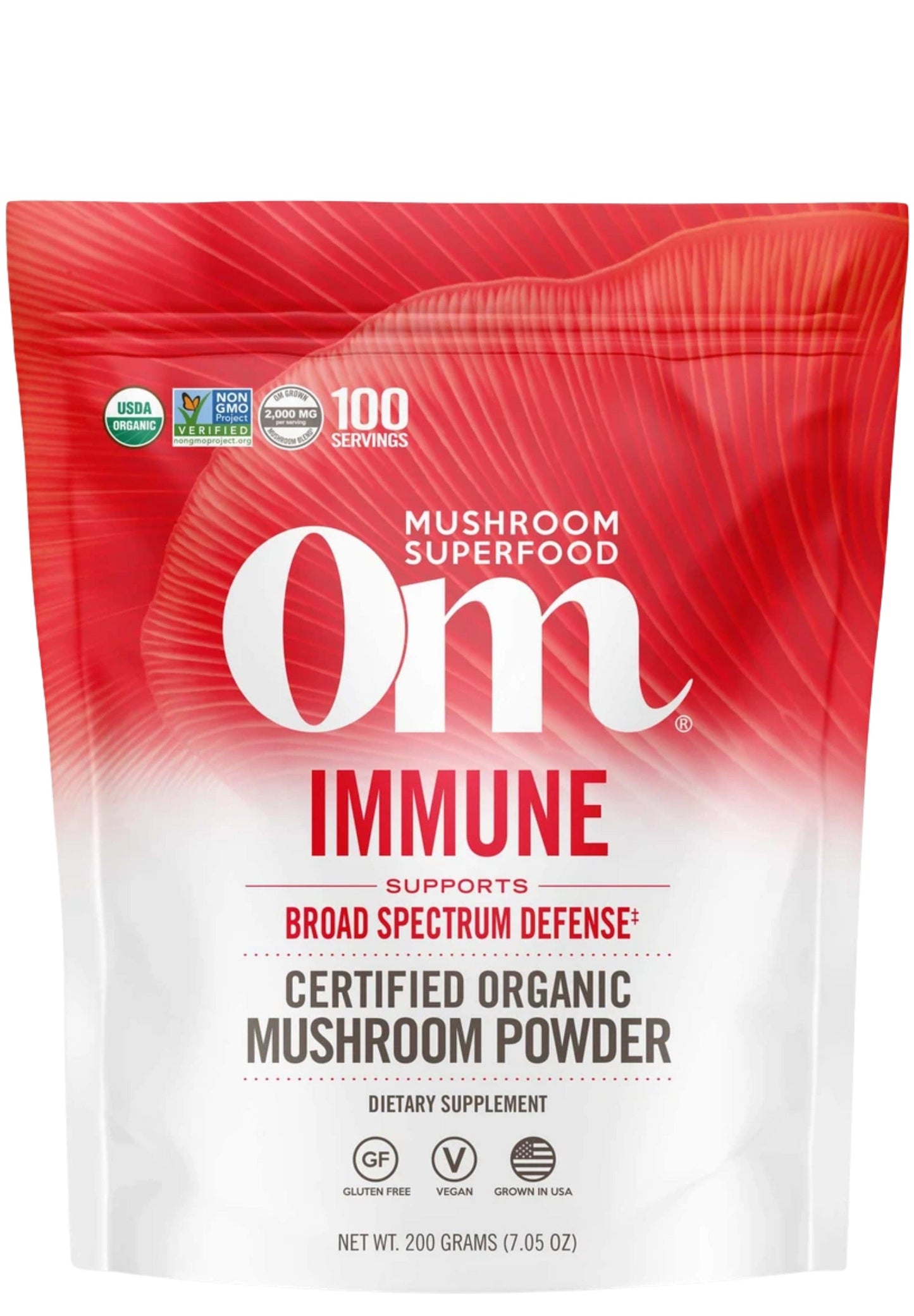 Om Mushroom Superfood Immune Defense Powder