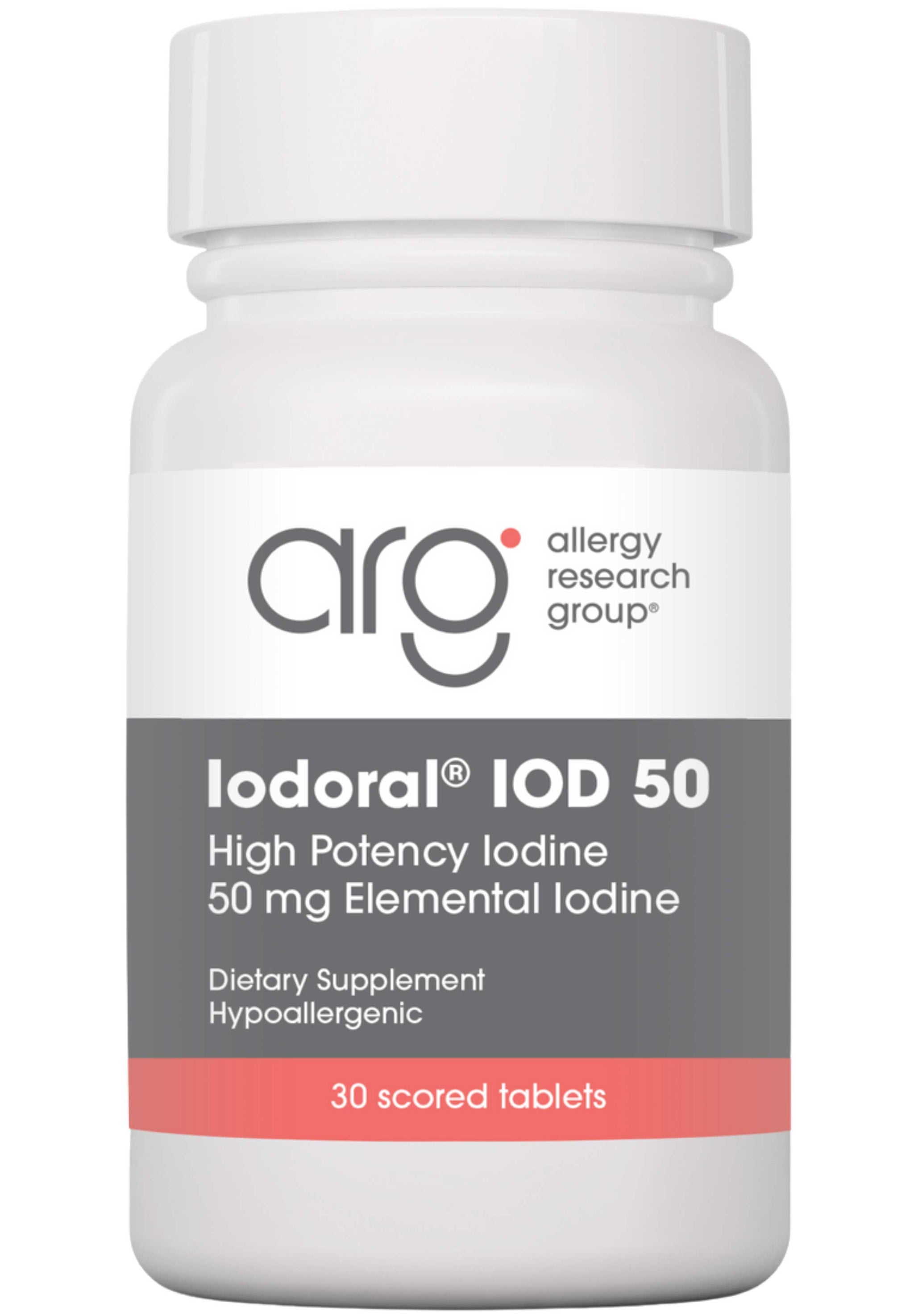 Allergy Research Group Optimox Iodoral IOD 50