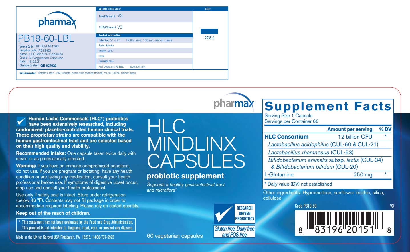Pharmax HLC MindLinx