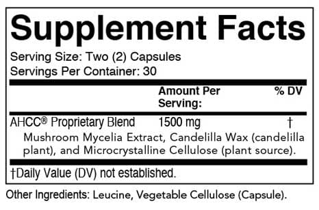 Prescribed Choice AHCC 1500 mg