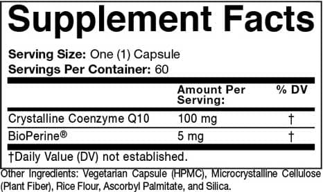 Prescribed Choice Regular Strength CoQ10 100 mg
