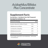 Professional Formulas Acidophilus/Bifidus Plus Concentrate