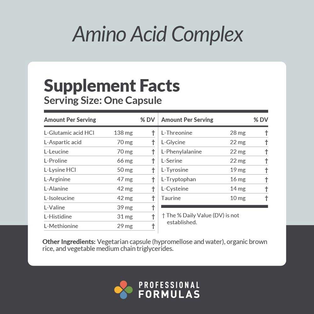 Professional Formulas Amino Acid Complex