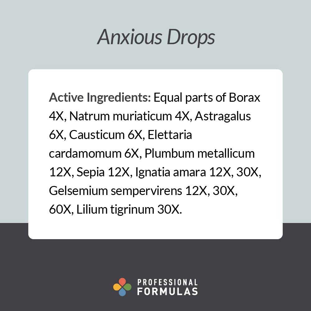 Professional Formulas Anxious Drops (Formerly Anxiety Drops)