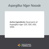 Professional Formulas Aspergillus Niger Nosode